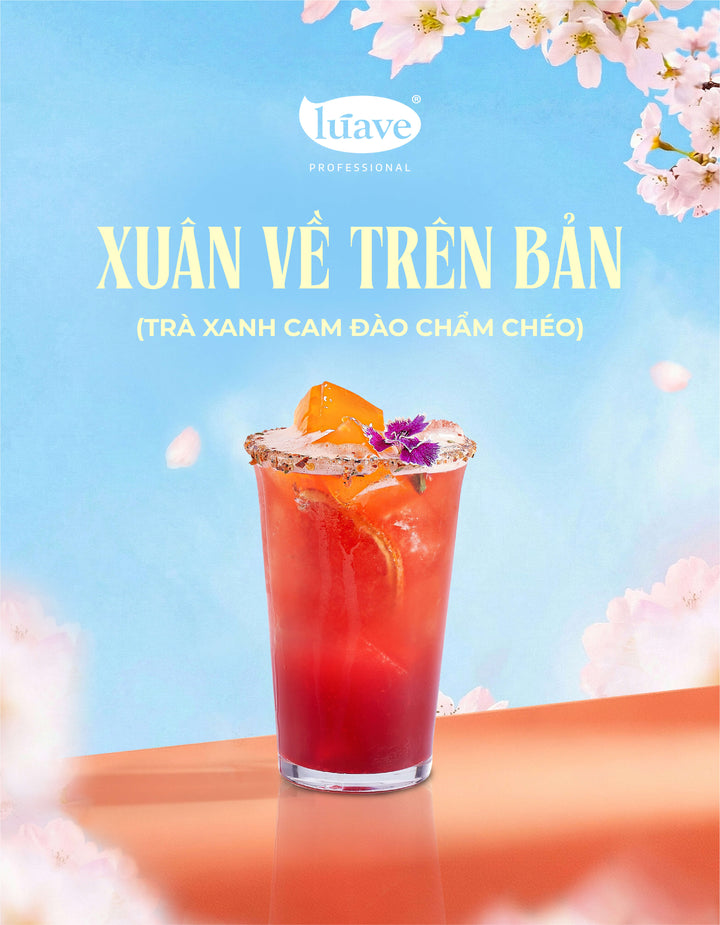 CÔNG THỨC PHA CHẾ XUÂN VỀ TRÊN BẢN