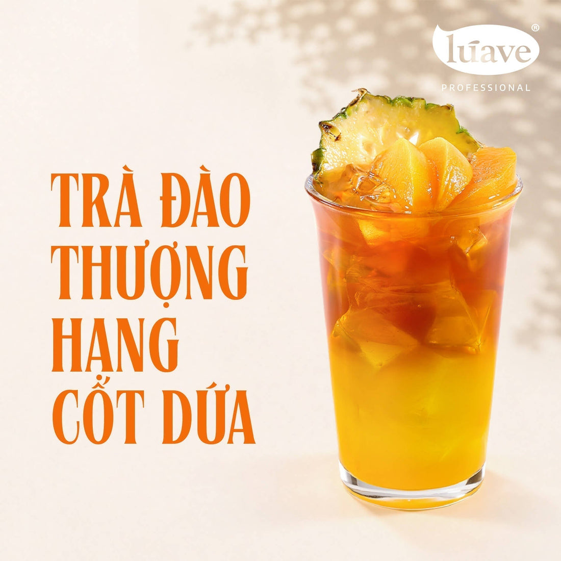 CÔNG THỨC PHA CHẾ TRÀ ĐÀO THƯỢNG HẠNG CỐT DỨA