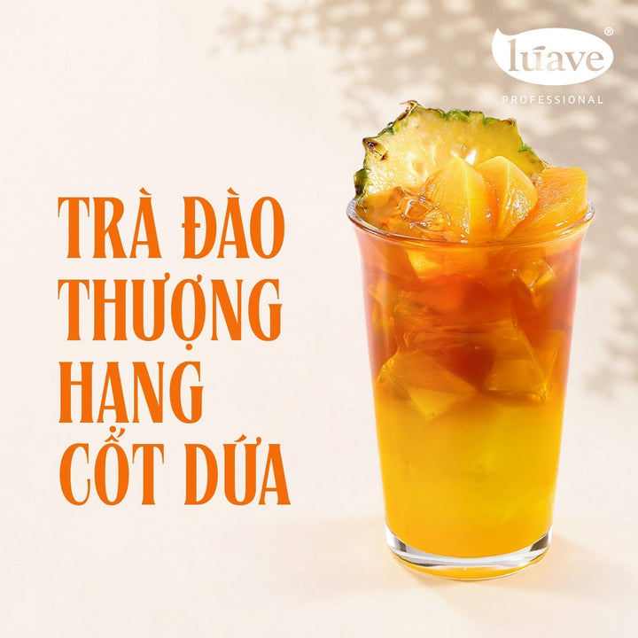 CÔNG THỨC PHA CHẾ TRÀ ĐÀO THƯỢNG HẠNG CỐT DỨA