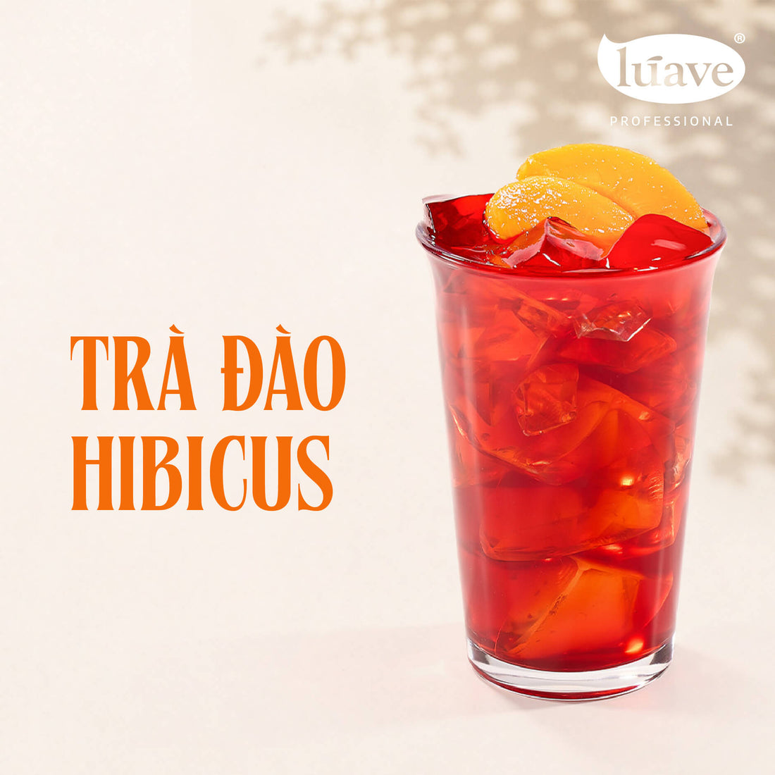 CÔNG THỨC PHA CHẾ TRÀ ĐÀO HIBICUS