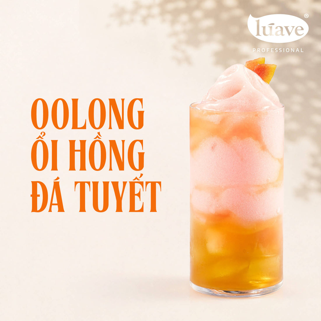 CÔNG THỨC PHA CHẾ Ô LONG ỔI HỒNG ĐÁ TUYẾT