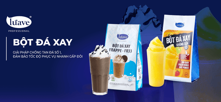 Bột Đá Xay (Frappe) - Giải Pháp Chống Tan Đá Số 1, Đảm Bảo Tốc Độ Phục Vụ Nhanh Gấp Đôi