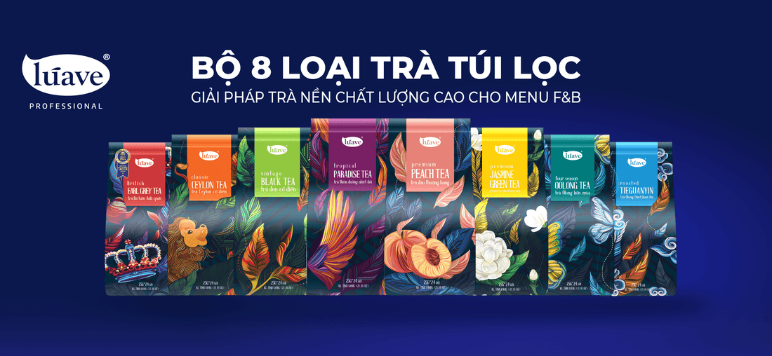 Bộ 8 Loại Trà Túi Lọc – Giải Pháp Trà Nền Chất Lượng Cao Cho Menu F&B