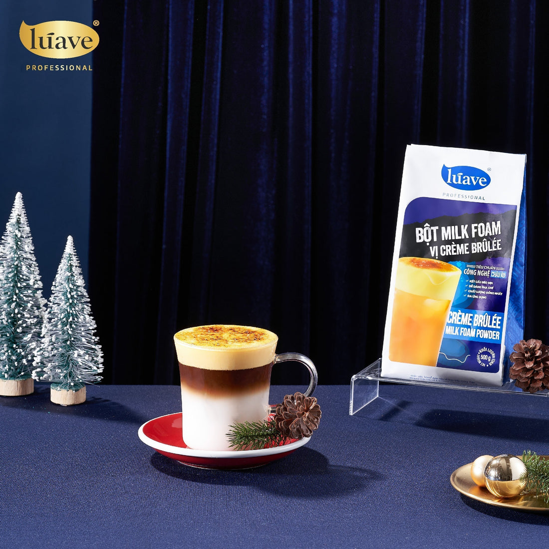 CÔNG THỨC PHA CHẾ CRÈME BRULÉE SPICES CAFÉ (ICE)