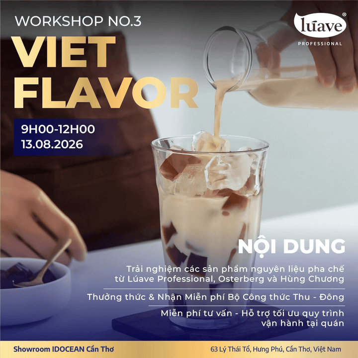 WORKSHOP SERIES: CRAFT & MIX - BỘ CÔNG THỨC THU – ĐÔNG