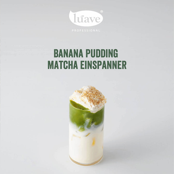 CÔNG THỨC PHA CHẾ MATCHA LATTE PUDDING CHUỐI