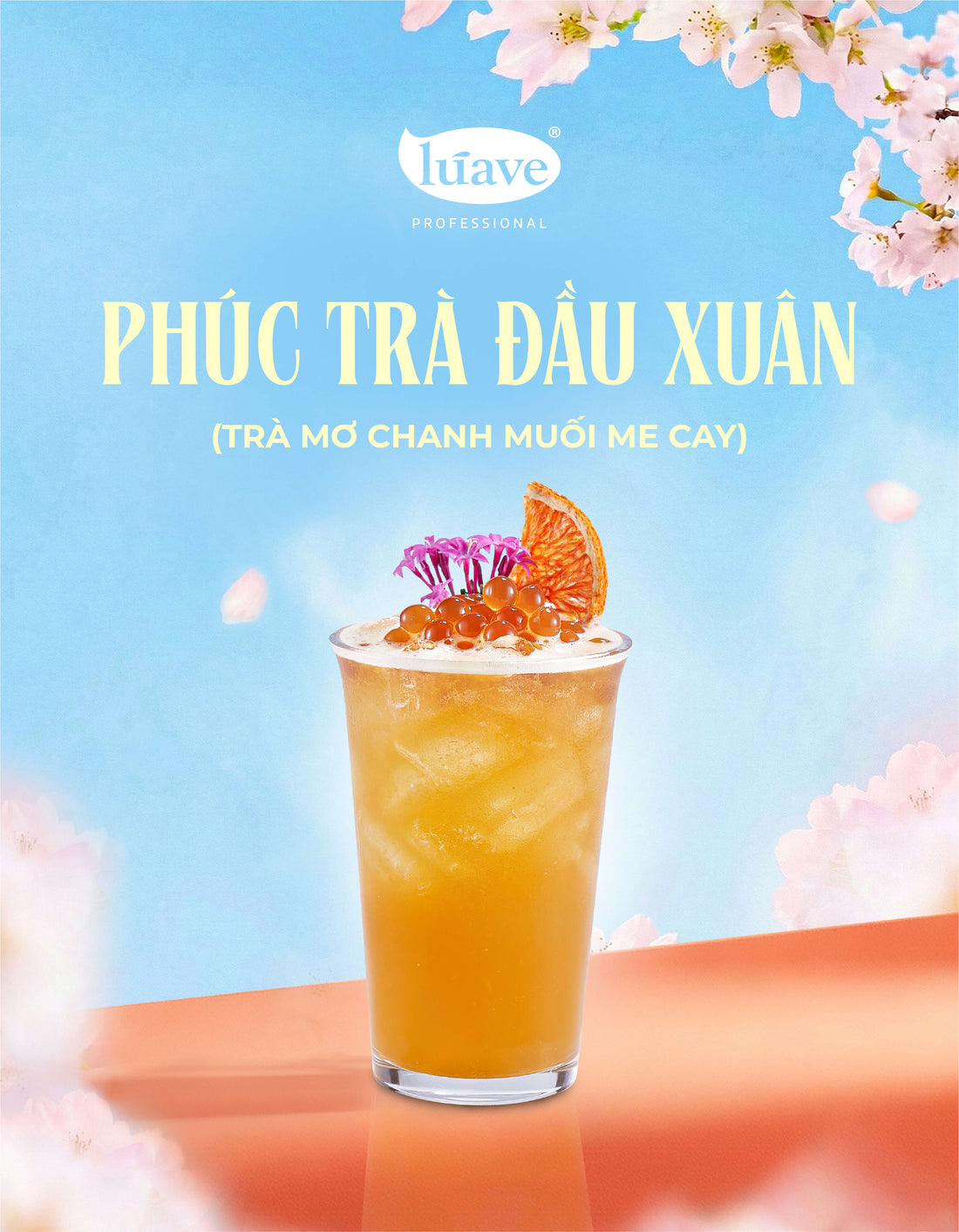 CÔNG THỨC PHA CHẾ PHÚC TRÀ ĐẦU XUÂN