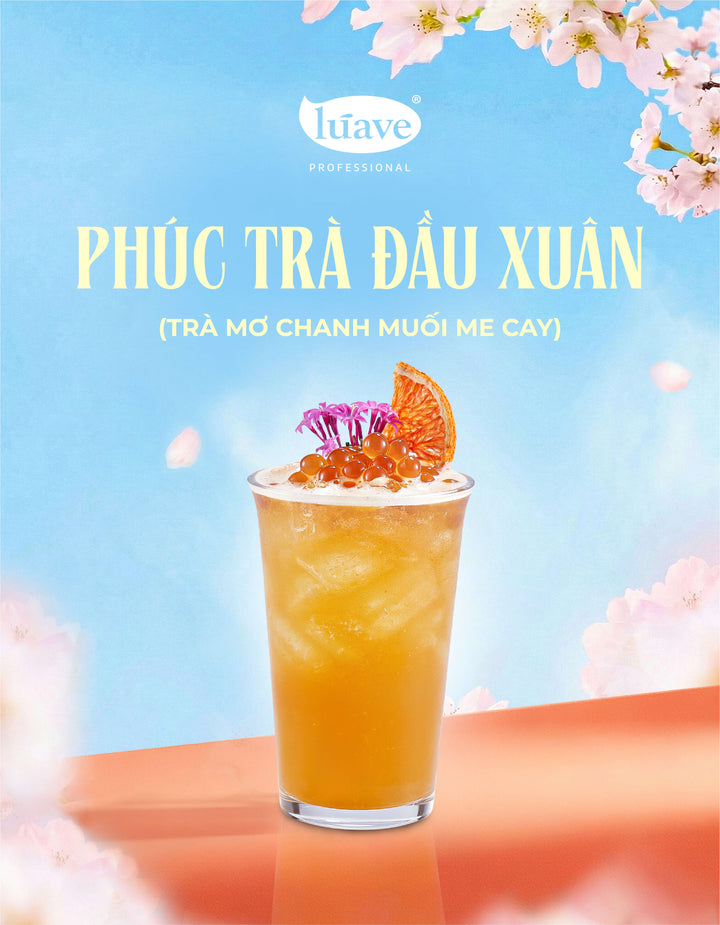 CÔNG THỨC PHA CHẾ PHÚC TRÀ ĐẦU XUÂN