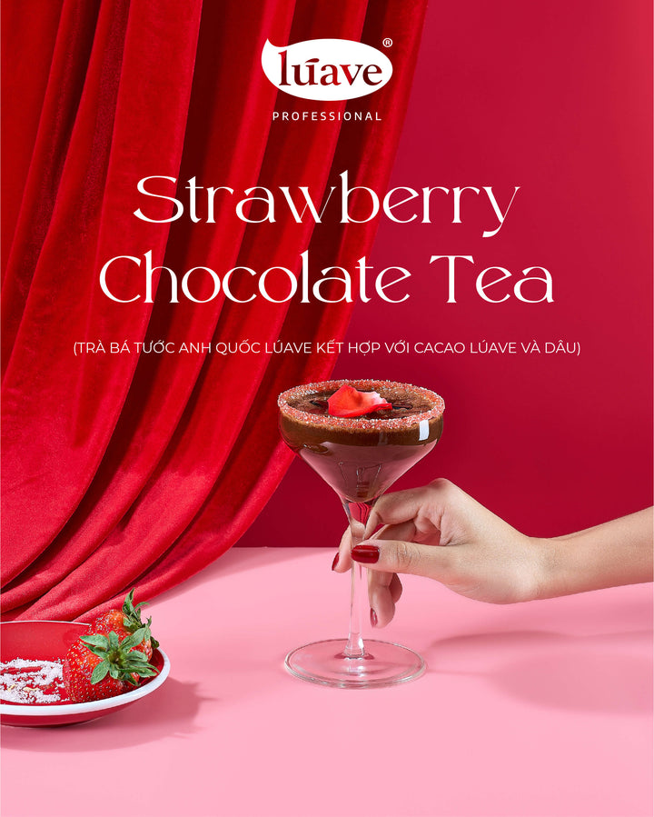 CÔNG THỨC PHA CHẾ STRAWBERRY CHOCOLATE TEA