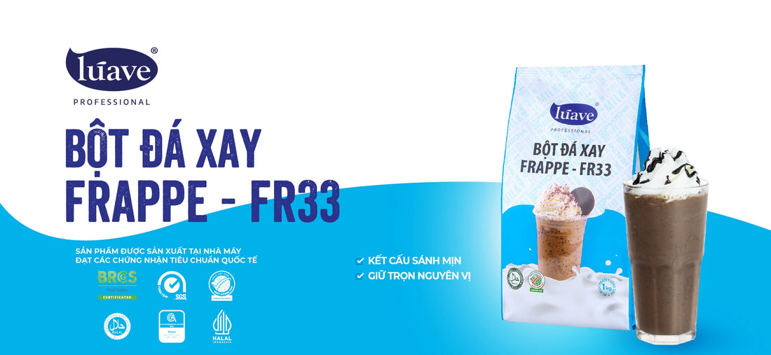 Bột đá xay Frappe FR33 Lúave Professional - Giải Pháp Cho Các Món Đá Xay Thơm Mịn & Ổn Định