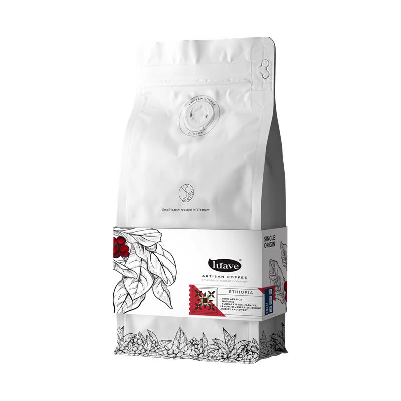 Drip Roasted Ethiopian Coffee Beans 250gr - Luave Professional