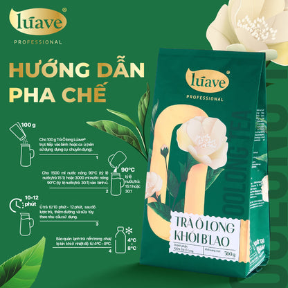 Trà Oolong Khói B'Lao 500gr Lúave Professional