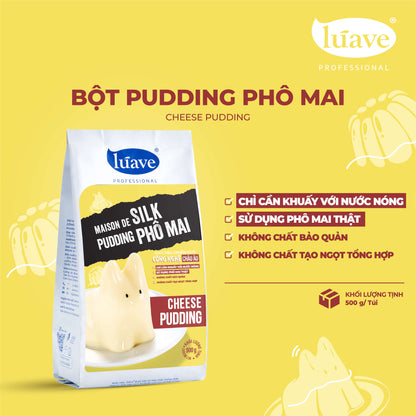 Bột Pudding Phô Mai Maison De Silk Lúave 500gr