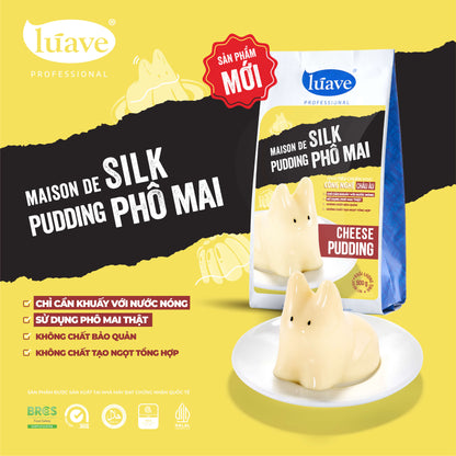 Bột Pudding Phô Mai Maison De Silk Lúave 500gr
