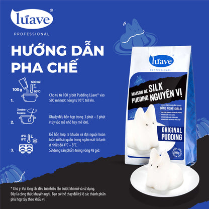 Bột Pudding Nguyên Vị Maison De Silk Lúave 500gr