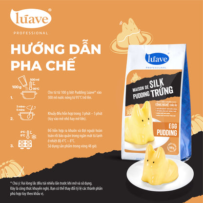 Bột Pudding Trứng Maison De Silk Lúave 500gr