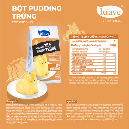 Bột Pudding Trứng Maison De Silk Lúave 500gr