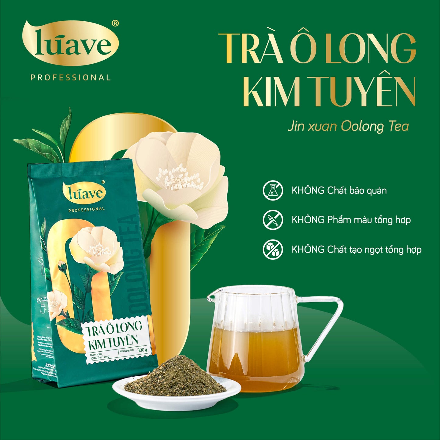 Trà Oolong Kim Tuyên 500gr Lúave Professional