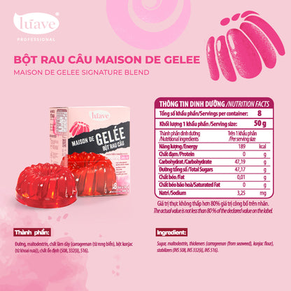 Bột rau câu Lúave Professional
