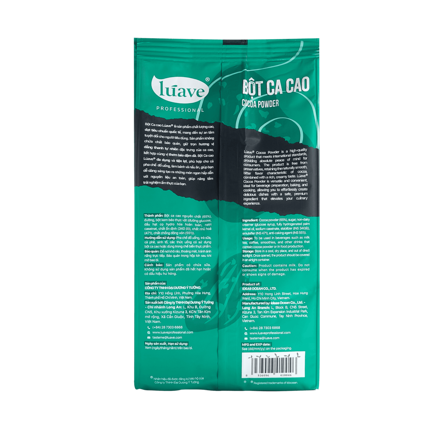 Bột Cacao Lúave Professional