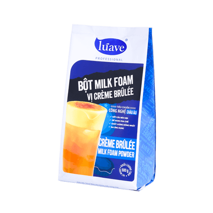 Bột Milk Foam Creme Brulee Lúave Professional