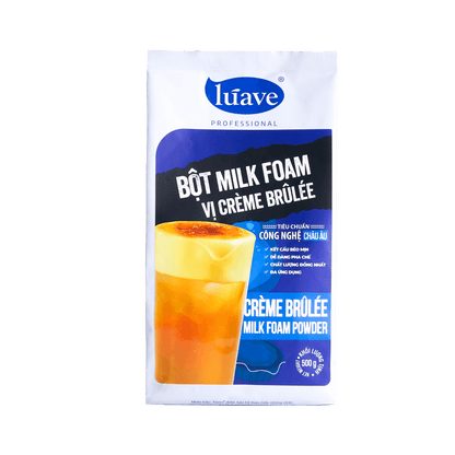 Bột Milk Foam Creme Brulee Lúave Professional