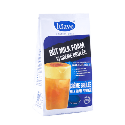 Bột Milk Foam Creme Brulee Lúave Professional