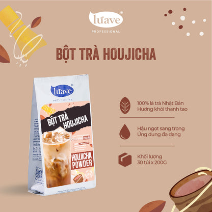 Bột trà Houjicha Lúave Professional