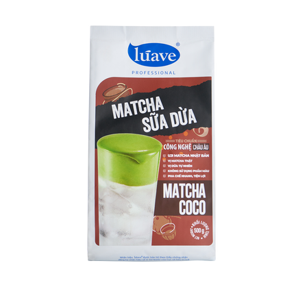 Bột Matcha Sữa Dừa Lúave Professional