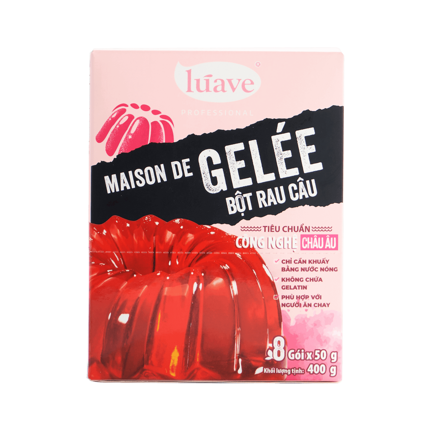 Bột rau câu Lúave Professional