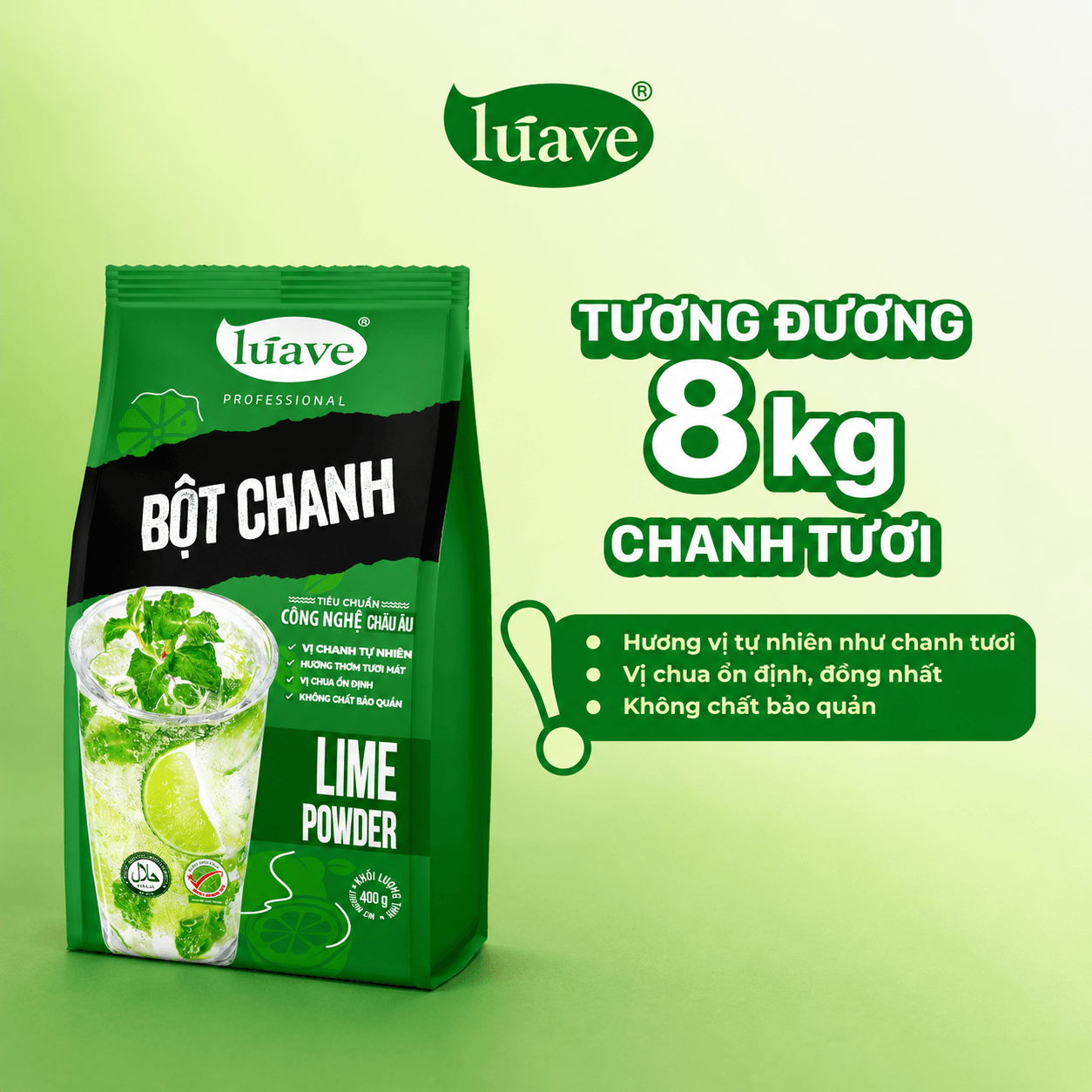 Bột chanh Lúave Professional