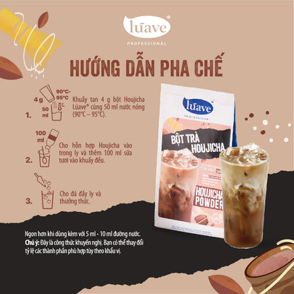 Bột trà Houjicha Lúave Professional