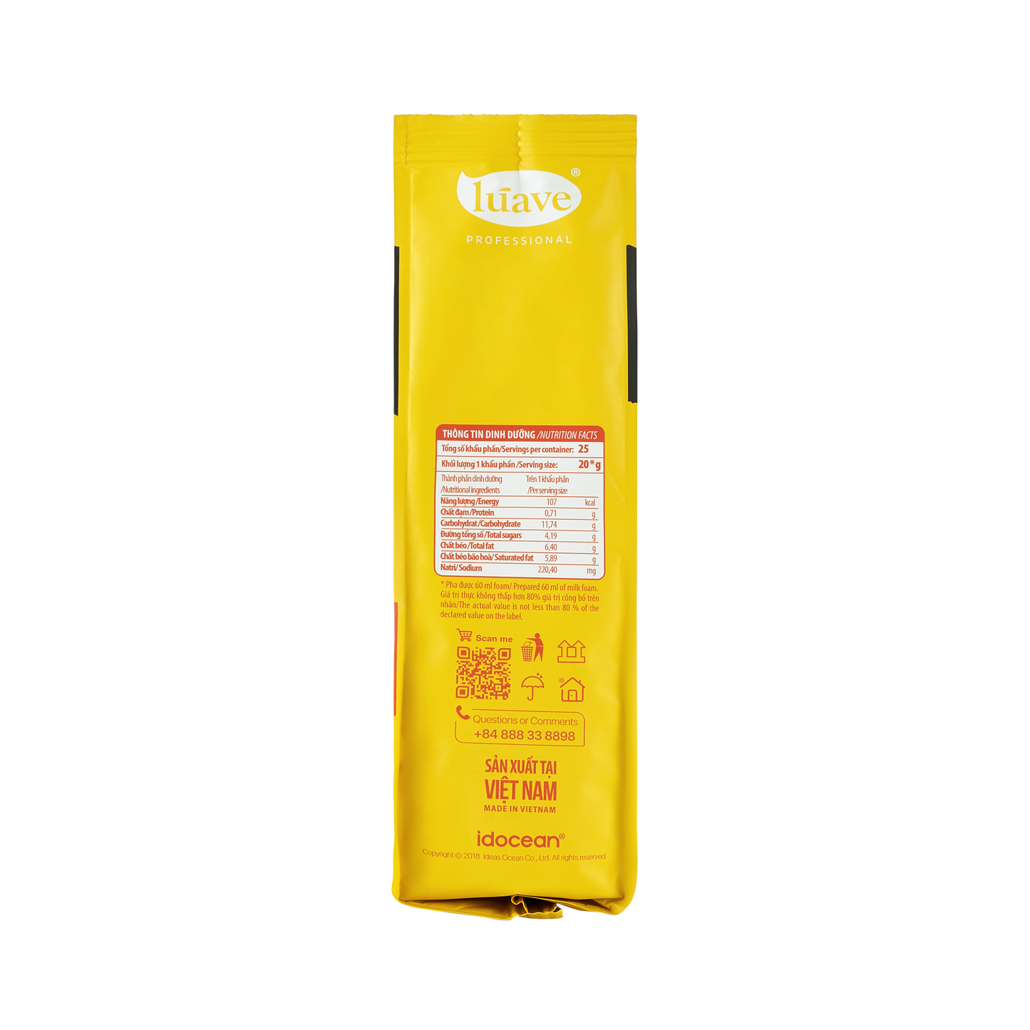 Luave Professional cheese milk foam powder