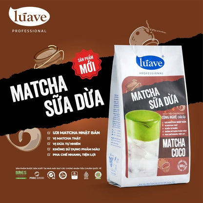Bột Matcha Sữa Dừa Lúave Professional