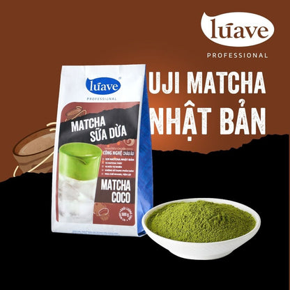 Bột Matcha Sữa Dừa Lúave Professional