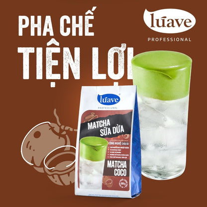 Bột Matcha Sữa Dừa Lúave Professional