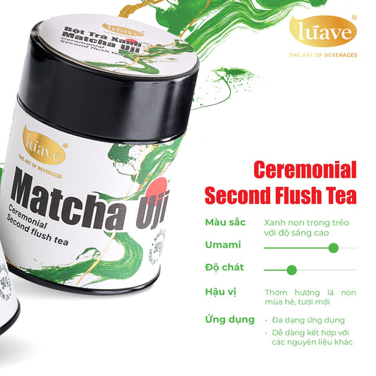 Bột Trà Xanh Matcha Uji Ceremonial Second Flush Tea