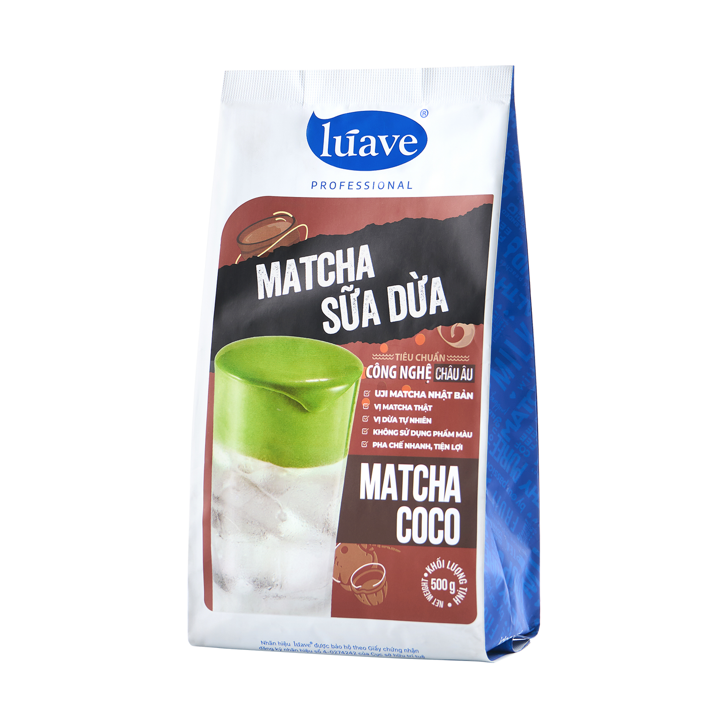 Bột Matcha Sữa Dừa Lúave Professional