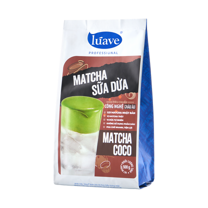 Bột Matcha Sữa Dừa Lúave Professional